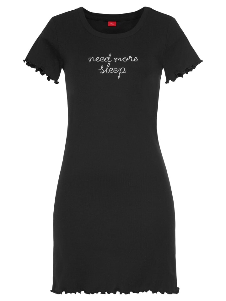 Ночная рубашка sOliver, черный
Ночная рубашка sOliver, черный