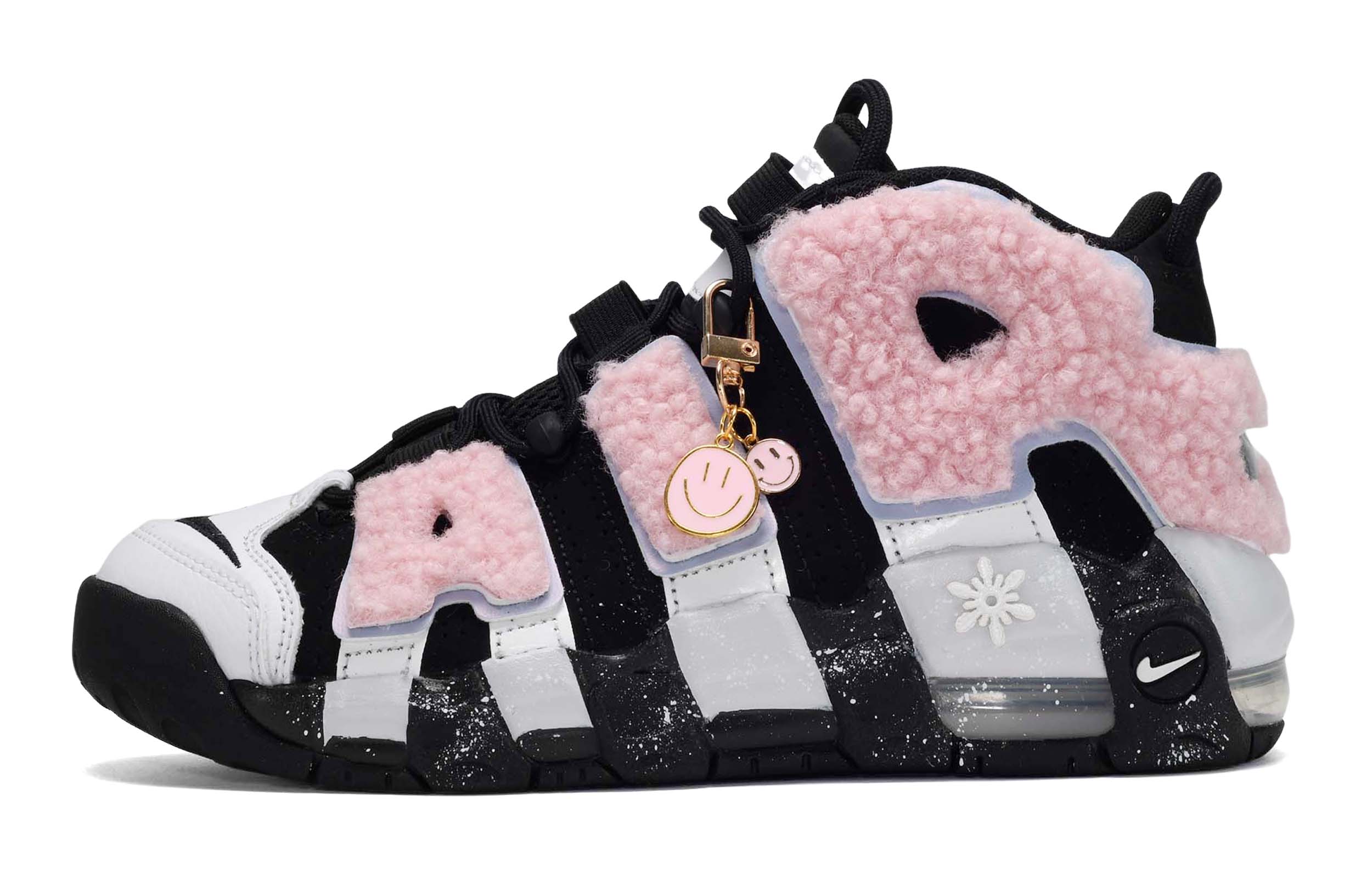 Nike Air More Uptempo детские баскетбольные кроссовки Mid-Top черные розовые для подростков
Nike Air More Uptempo детские баскетбольные кроссовки Mid-Top черные розовые для подростков