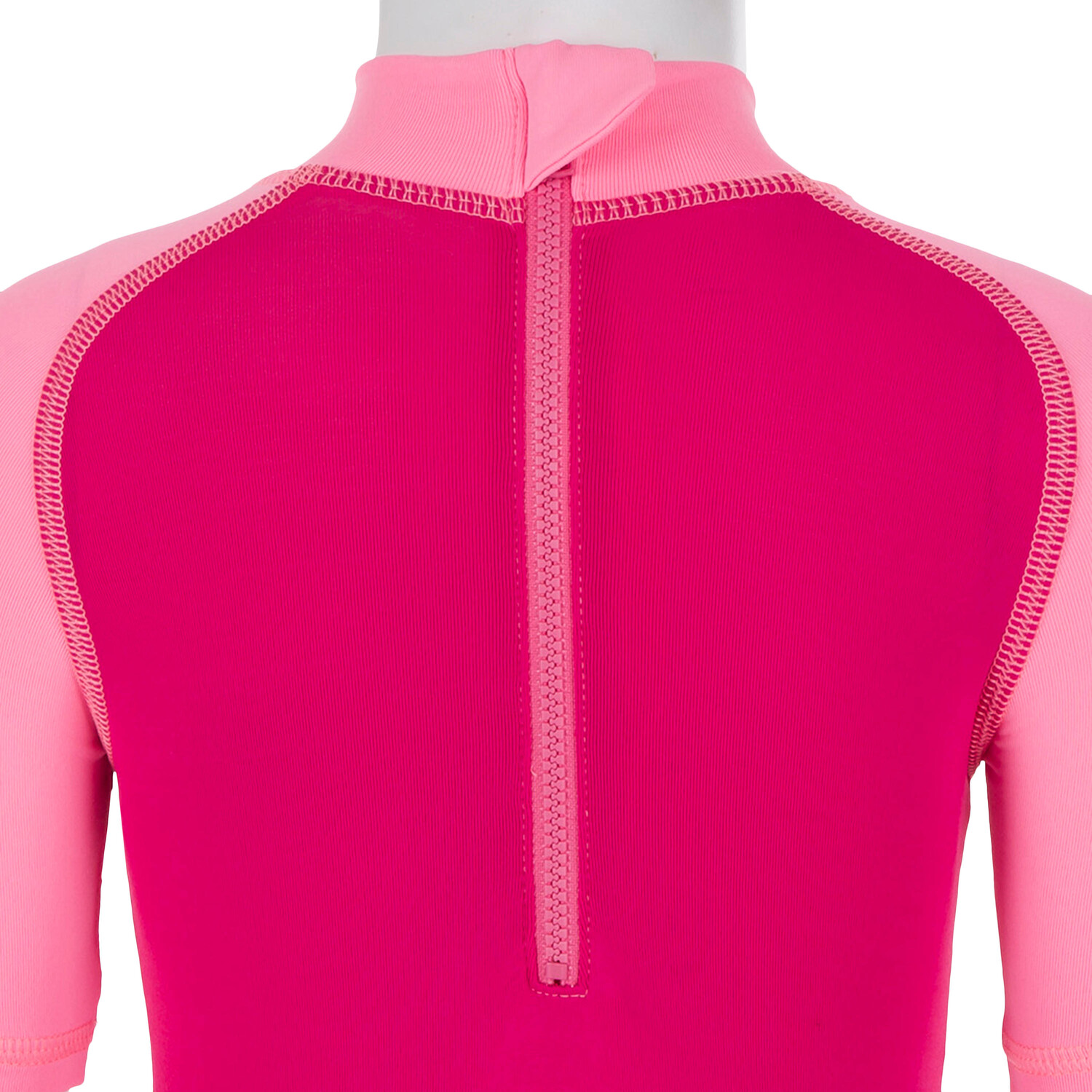 Детская футболка для серфинга с короткими рукавами и защитой от ультрафиолета - розовая Olaian 
Детская футболка для серфинга с короткими рукавами и защитой от ультрафиолета - розовая Olaian