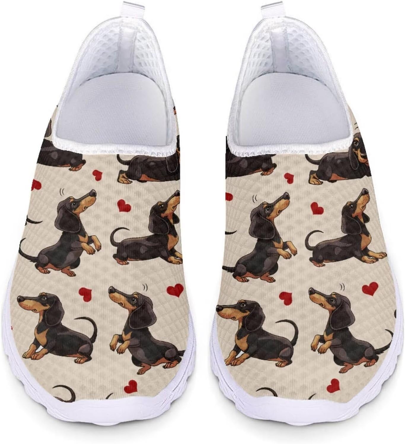 Кроссовки женские Forchrinse с принтом «корова», обувь без шнурков, милые повседневные кроссовки для ходьбы и бега, легкие, Dachshund Love Heart
Кроссовки женские Forchrinse с принтом «корова», обувь без шнурков, милые повседневные кроссовки для ходьбы и бега, легкие, Dachshund Love Heart