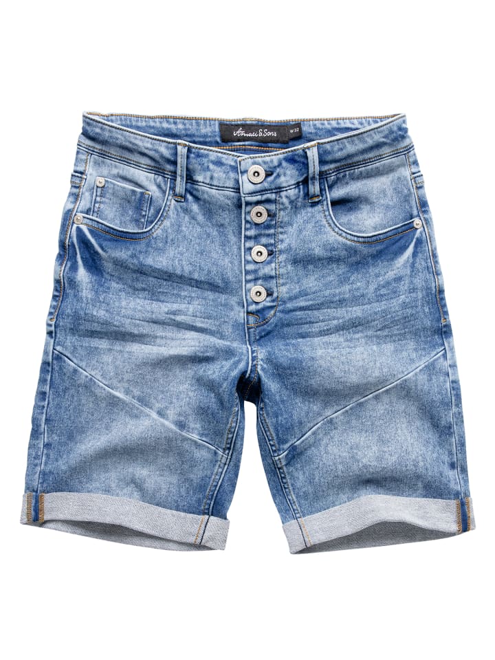 Тканевые шорты Amaci&Sons, светло-синий
Тканевые шорты Amaci&Sons, светло-синий