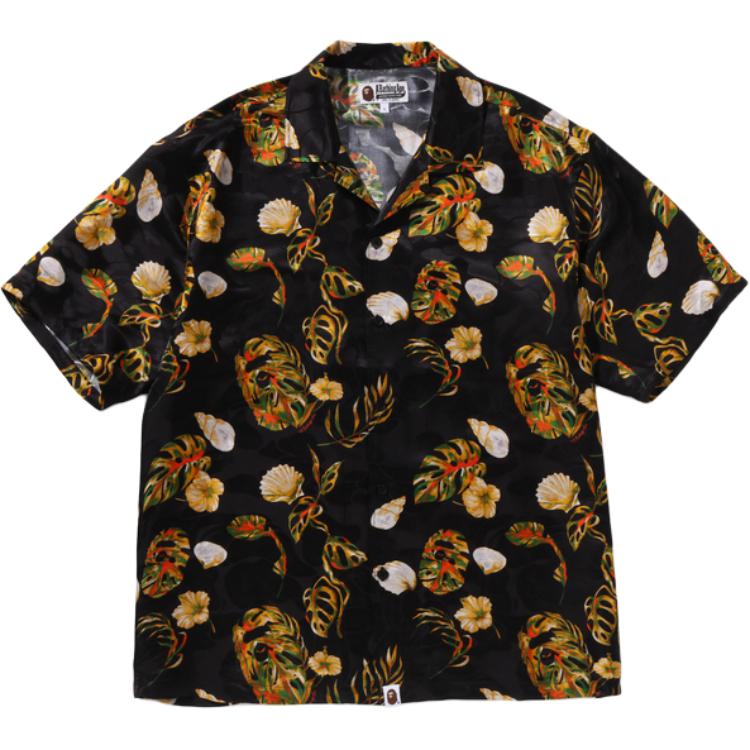 Bape Vacation Pattern рубашка с коротким рукавом и открытым воротом A BATHING APE, черный
Bape Vacation Pattern рубашка с коротким рукавом и открытым воротом A BATHING APE, черный