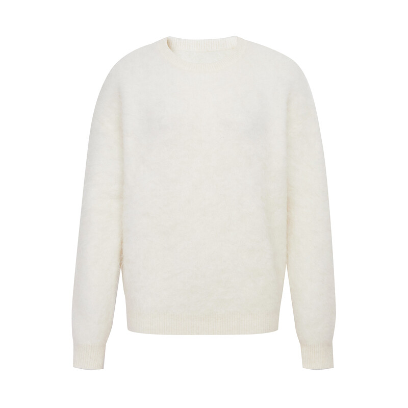 Свитер Deep Breath из шерсти альпаки, белый
Свитер Deep Breath из шерсти альпаки, белый