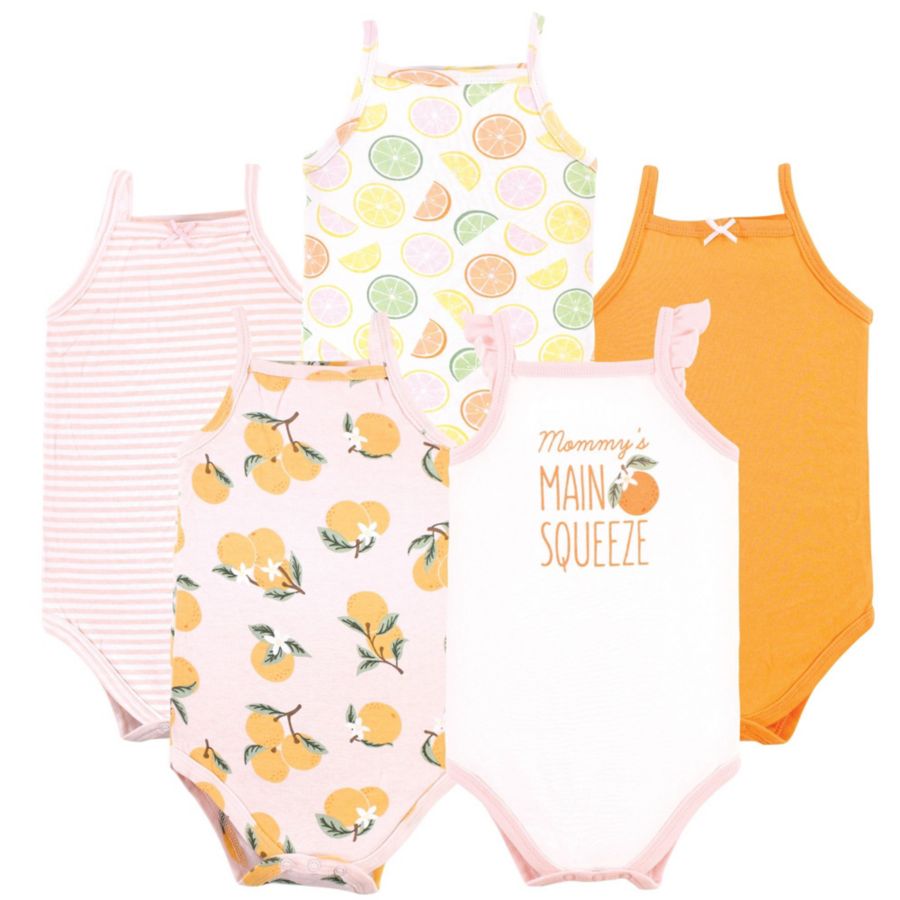 Мягкие хлопковые комбинезоны без рукавов Hudson Baby, Citrus orange
Мягкие хлопковые комбинезоны без рукавов Hudson Baby, Citrus orange