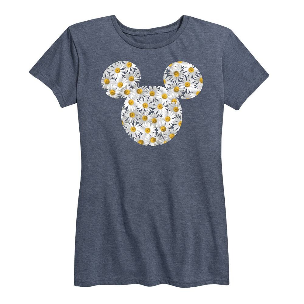 Женская футболка с рисунком ромашек Disney's Mickey Mouse, цвет Heather Blue
Женская футболка с рисунком ромашек Disney's Mickey Mouse, цвет Heather Blue
