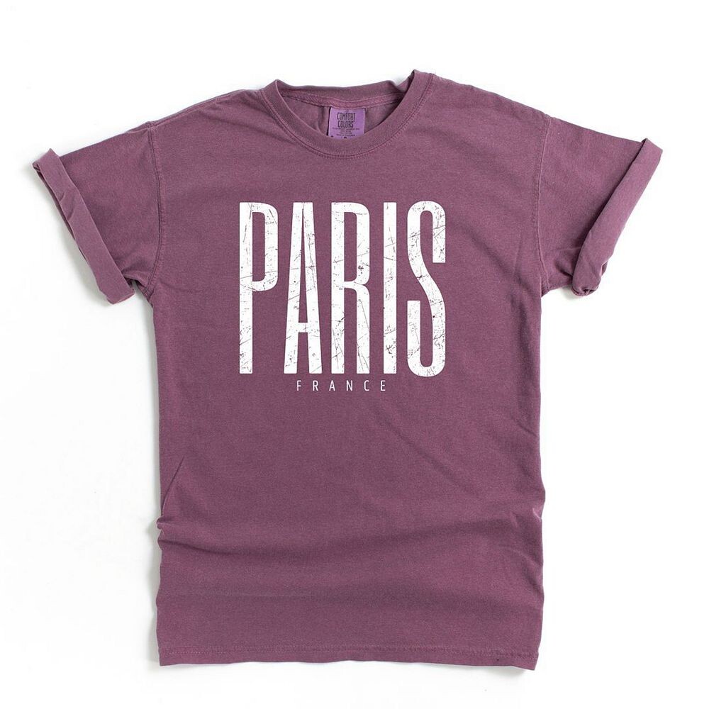 Париж, Франция, потертые футболки, окрашенные в готовом виде Simply Sage Market, цвет Berry
Париж, Франция, потертые футболки, окрашенные в готовом виде Simply Sage Market, цвет Berry