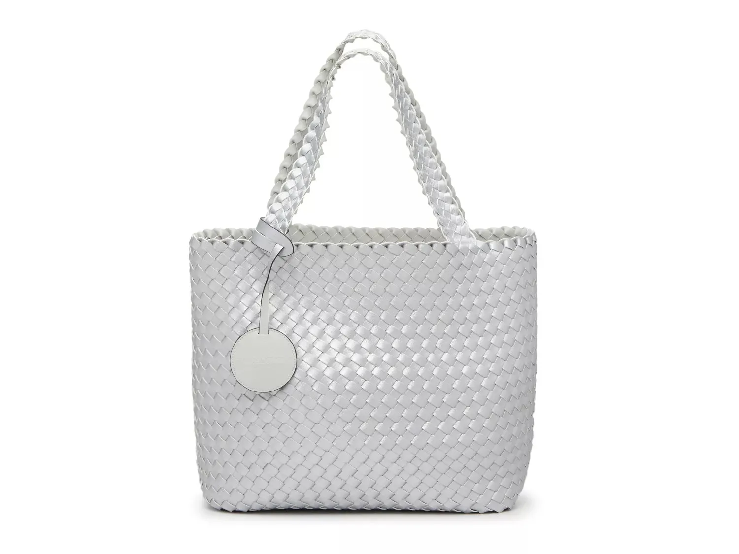 Двусторонняя плетеная сумка Ilse Jacobsen-Hornbaek, цвет белый с оттенком серебра
Двусторонняя плетеная сумка Ilse Jacobsen-Hornbaek, цвет белый с оттенком серебра