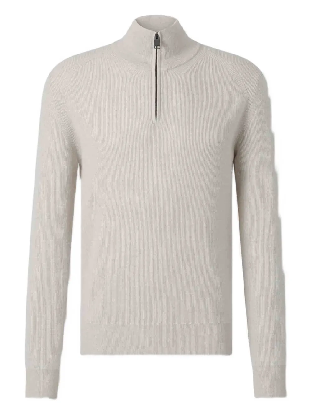 Ребристый свитер с застежкой-молнией на воротнике Brioni, нейтральный
Ребристый свитер с застежкой-молнией на воротнике Brioni, нейтральный