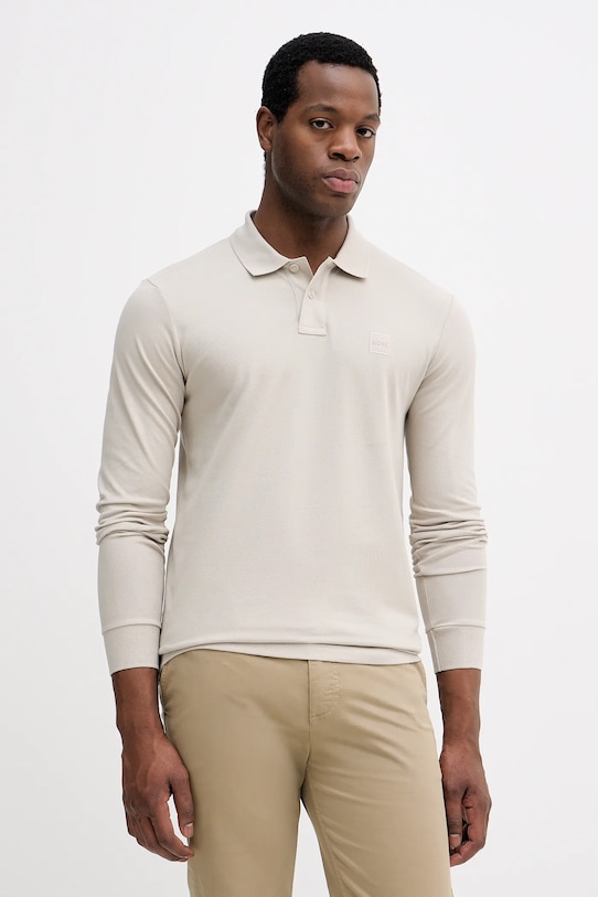 Лонгслив passerby BOSS Orange, бежевый
Лонгслив passerby BOSS Orange, бежевый