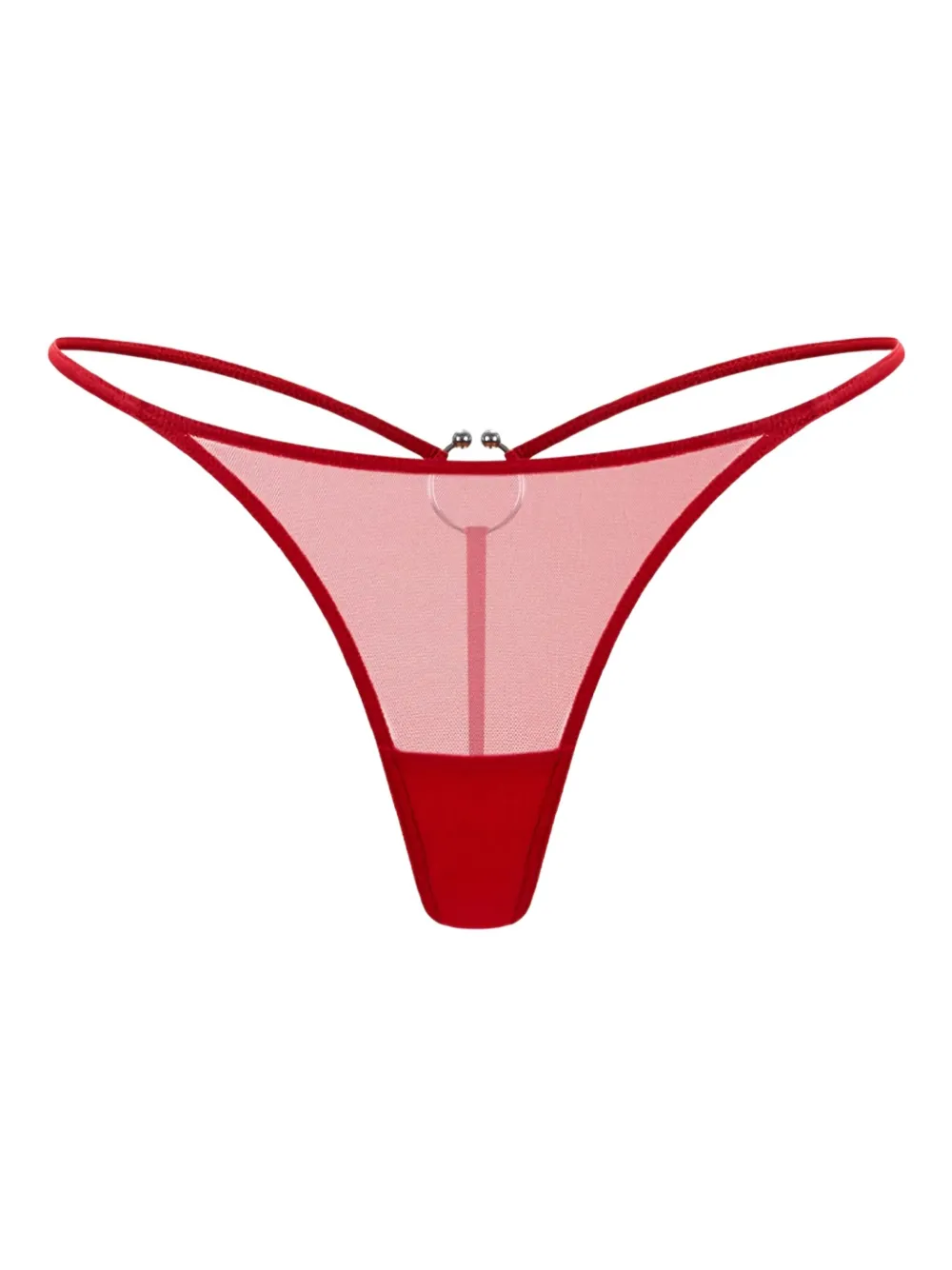 Прозрачные трусы-стринги Dune Zhilyova, красный
Прозрачные трусы-стринги Dune Zhilyova, красный