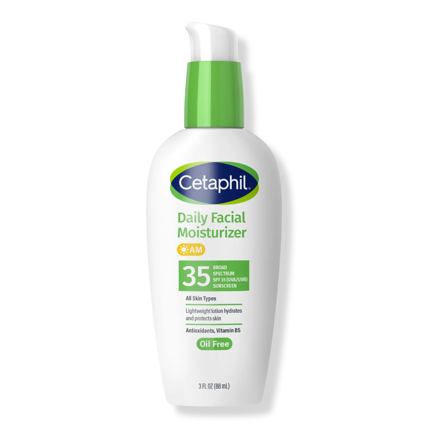 Ежедневный увлажняющий крем для лица без масла, SPF 35 Cetaphil
Ежедневный увлажняющий крем для лица без масла, SPF 35 Cetaphil