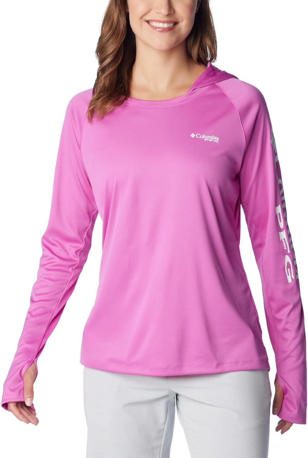 Женская футболка с капюшоном Columbia Tidal, Bright Lavender/White Logo, Белый, Женская футболка с капюшоном Columbia Tidal, Bright Lavender/White Logo
Женская футболка с капюшоном Columbia Tidal, Bright Lavender/White Logo, Белый, Женская футболка с капюшоном Columbia Tidal, Bright Lavender/White Logo