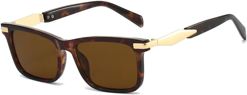 Винтажные квадратные солнцезащитные очки для женщин и мужчин, роскошные, в стиле панк, популярные для активного отдыха, вождения, классические, с заклепками, защита от УФ-излучения UV400 TVTBBVV, Leopard Brown
Винтажные квадратные солнцезащитные очки для женщин и мужчин, роскошные, в стиле панк, популярные для активного отдыха, вождения, классические, с заклепками, защита от УФ-излучения UV400 TVTBBVV, Leopard Brown