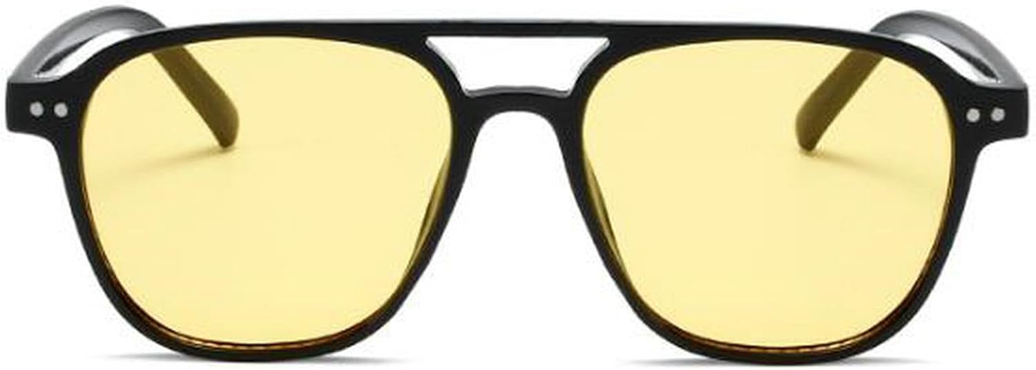 Мужские солнцезащитные очки-пилот в стиле ретро с двойной перемычкой, защита от ультрафиолета UV400, леопардовый принт, модные женские солнцезащитные очки mincl, Black Yellow
Мужские солнцезащитные очки-пилот в стиле ретро с двойной перемычкой, защита от ультрафиолета UV400, леопардовый принт, модные женские солнцезащитные очки mincl, Black Yellow