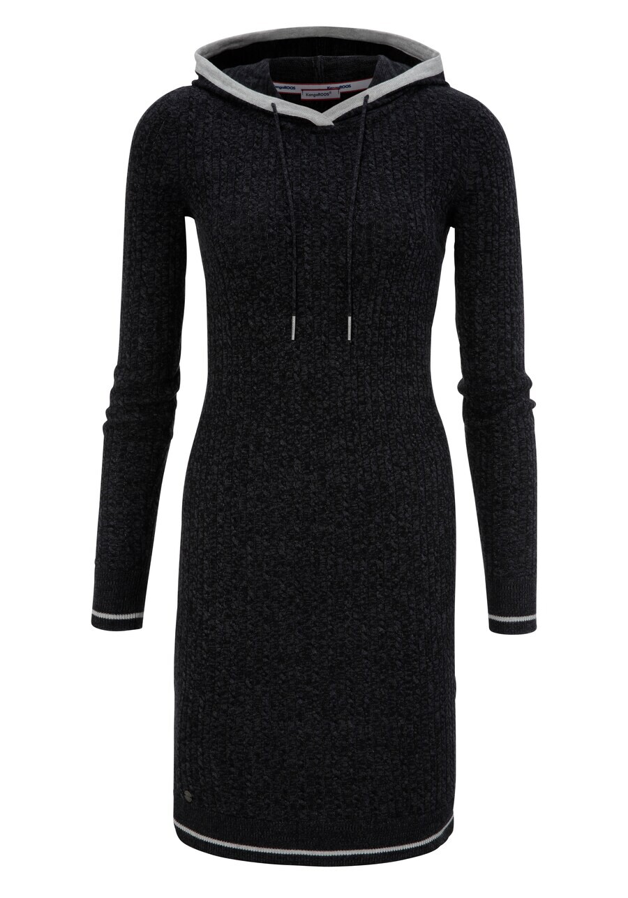 Вязаное платье Kangaroos, черный 
Вязаное платье Kangaroos, черный