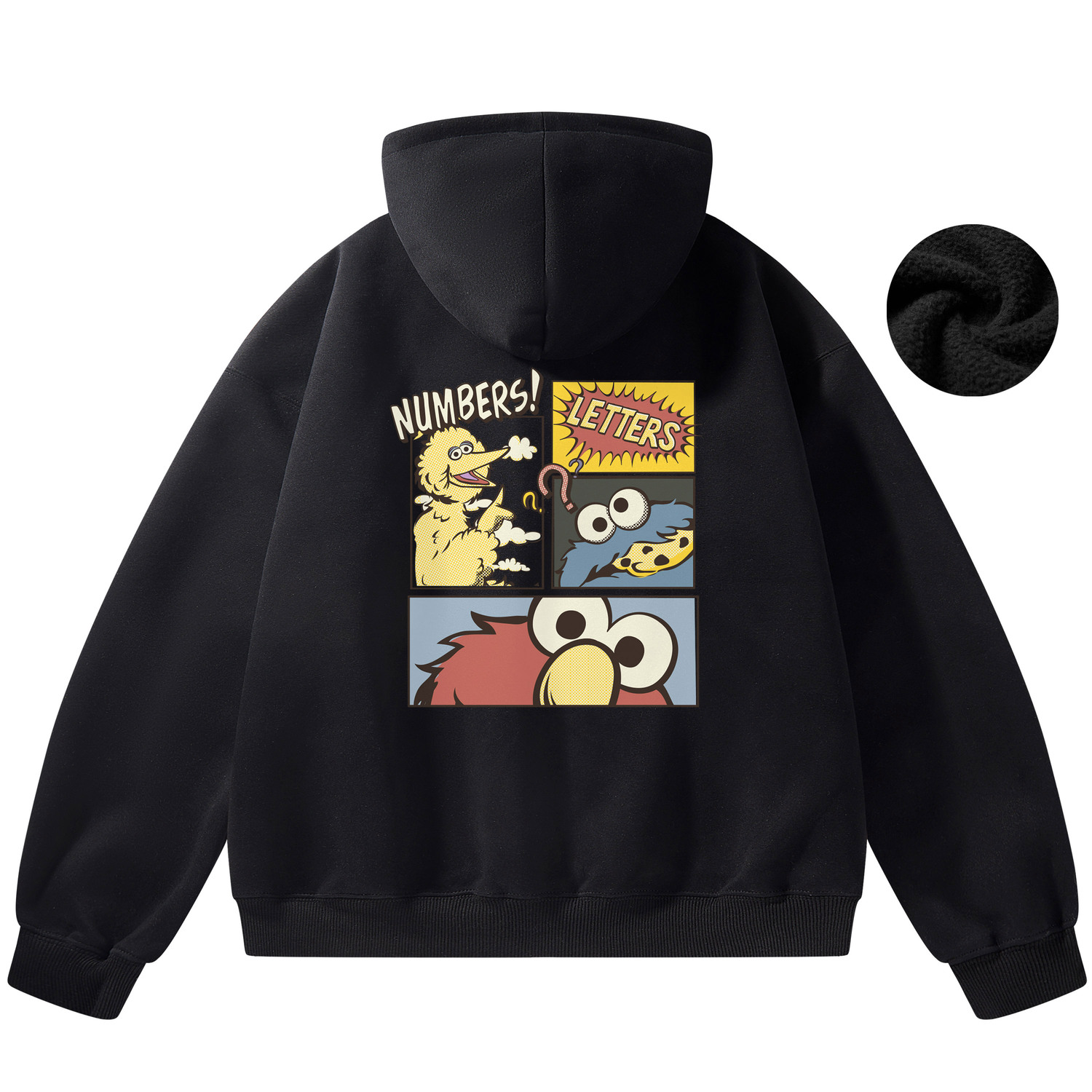 Унисекс свитшот SESAME STREET, черный
Унисекс свитшот SESAME STREET, черный