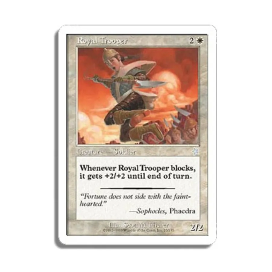 CCG Королевский солдат (U), MTG - Starter Series (1999)
CCG Королевский солдат (U), MTG - Starter Series (1999)