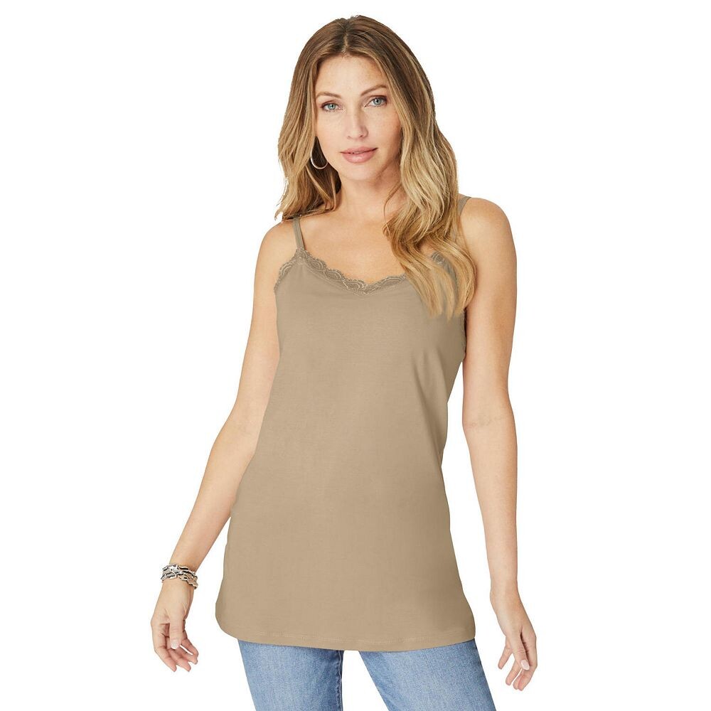 Женский бюстгальтер больших размеров Roaman с кружевной отделкой на бретельках Roaman's, цвет Sandy Beige
Женский бюстгальтер больших размеров Roaman с кружевной отделкой на бретельках Roaman's, цвет Sandy Beige