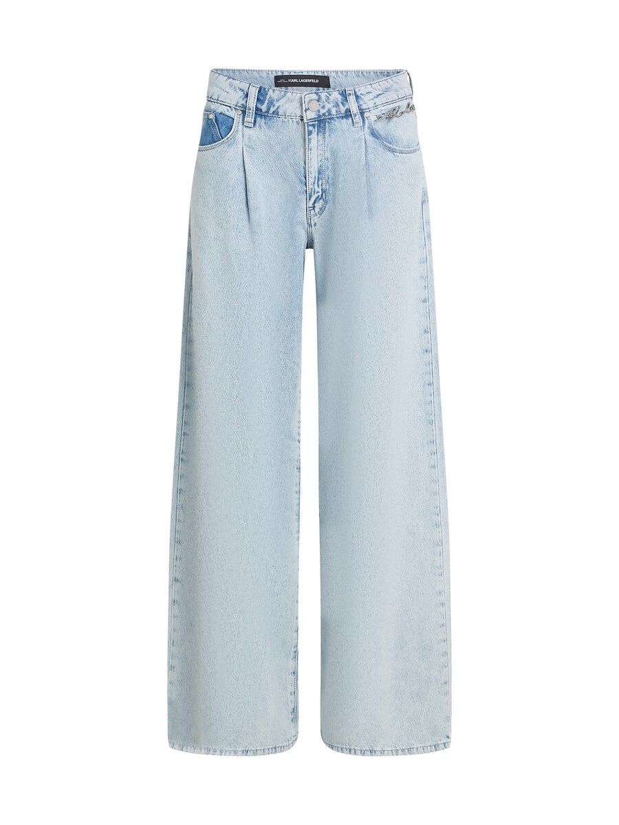 Широкие плиссированные джинсы Karl Lagerfeld, светло-синий
Широкие плиссированные джинсы Karl Lagerfeld, светло-синий