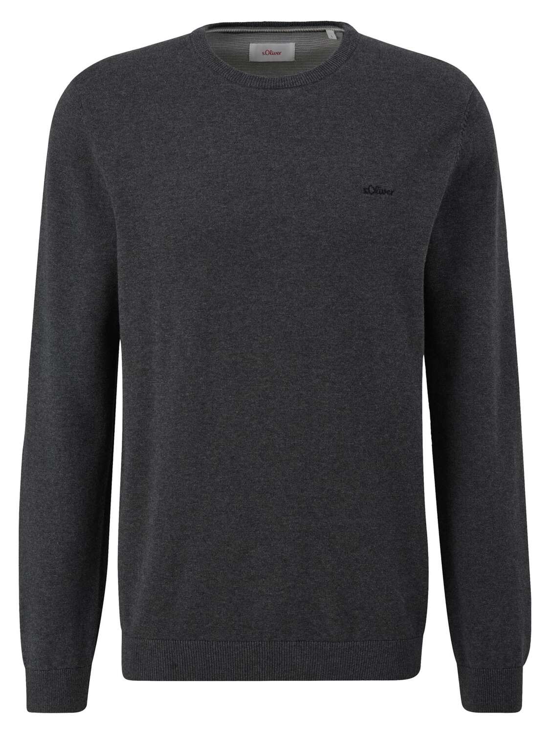 s.Oliver Свитер 'Basic' в темно-сером цвете
s.Oliver Свитер 'Basic' в темно-сером цвете