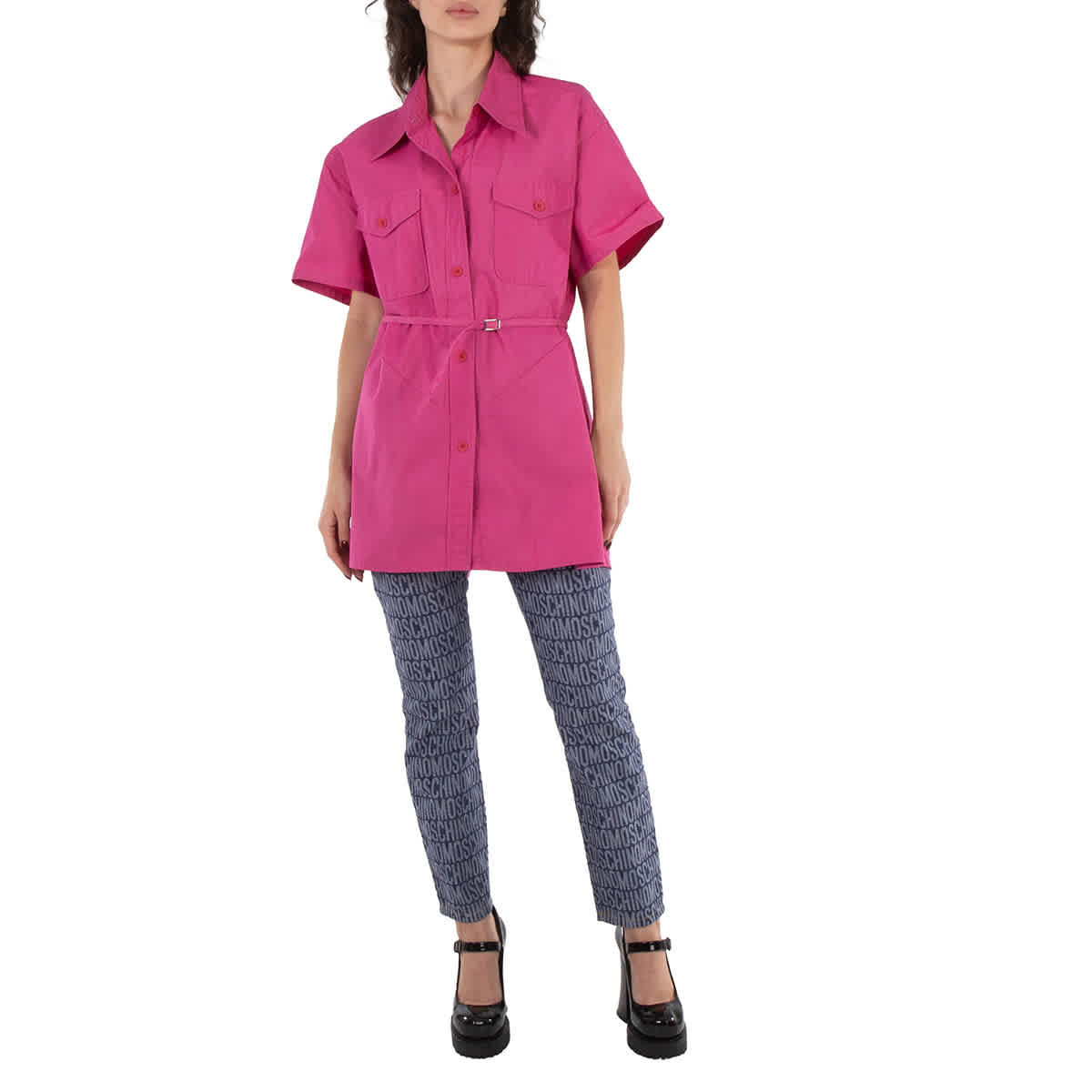 Москино Монограм Принт Джинсы Moschino, синий
Москино Монограм Принт Джинсы Moschino, синий