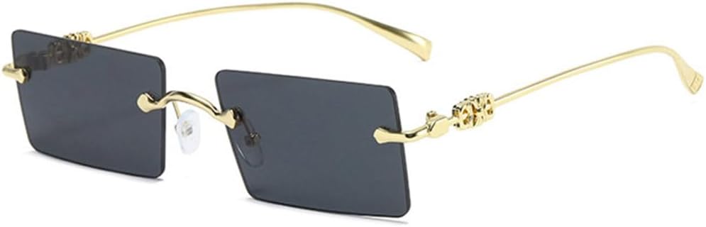 Винтажные квадратные солнцезащитные очки без оправы 2027 года для женщин, прямоугольные солнцезащитные очки, модные женские очки в маленькой оправе с зеркальными линзами MTZJH, Gold Gray
Винтажные квадратные солнцезащитные очки без оправы 2027 года для женщин, прямоугольные солнцезащитные очки, модные женские очки в маленькой оправе с зеркальными линзами MTZJH, Gold Gray