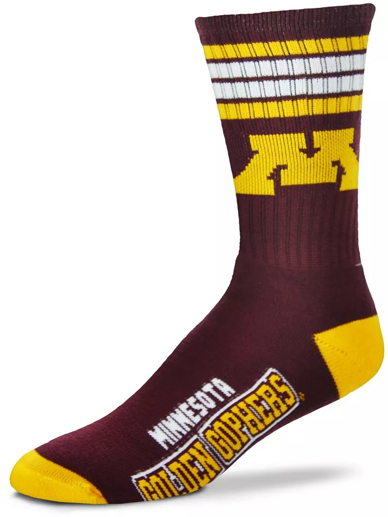 Носки Crew с 4 полосками для босых ног Minnesota Golden Gophers For Bare Feet
Носки Crew с 4 полосками для босых ног Minnesota Golden Gophers For Bare Feet