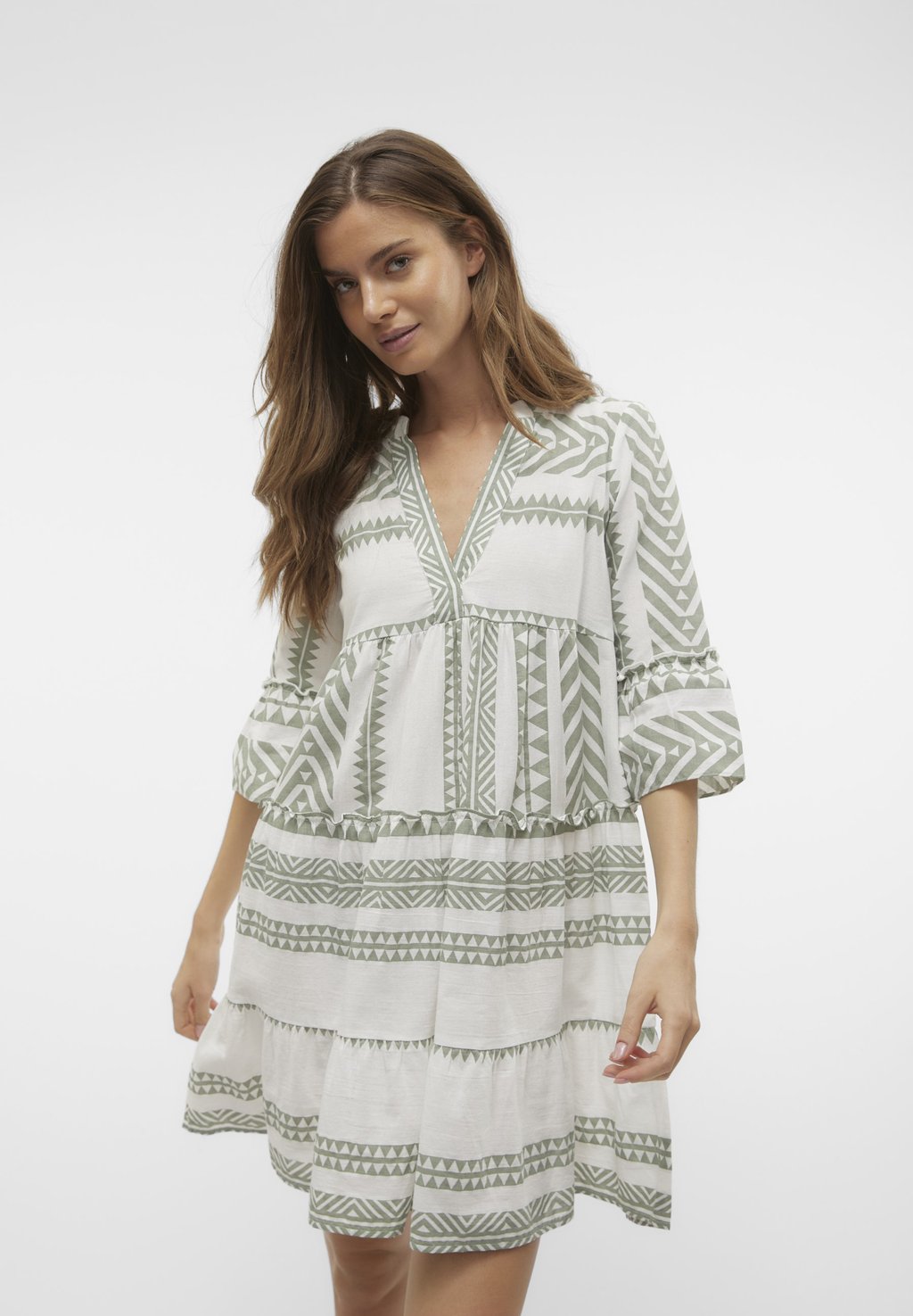 Повседневное платье DICTHE 3/4 Vero Moda, белый
Повседневное платье DICTHE 3/4 Vero Moda, белый