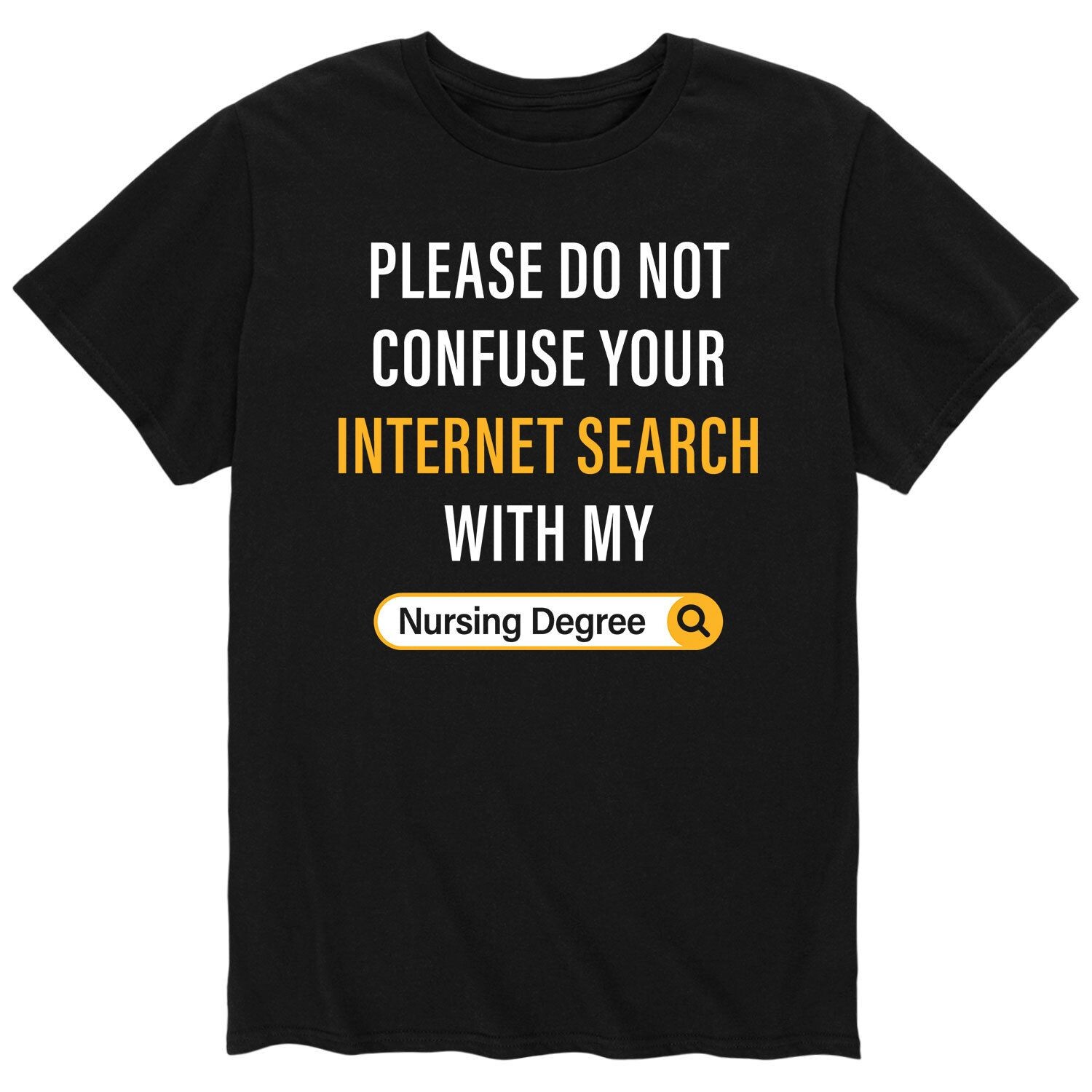 Мужская футболка с дипломом интернет-медсестры Licensed Character
Мужская футболка с дипломом интернет-медсестры Licensed Character