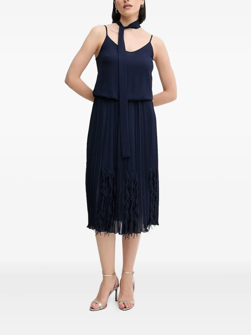 Платье миди с оборками Sandro Ferrone, синий
Платье миди с оборками Sandro Ferrone, синий