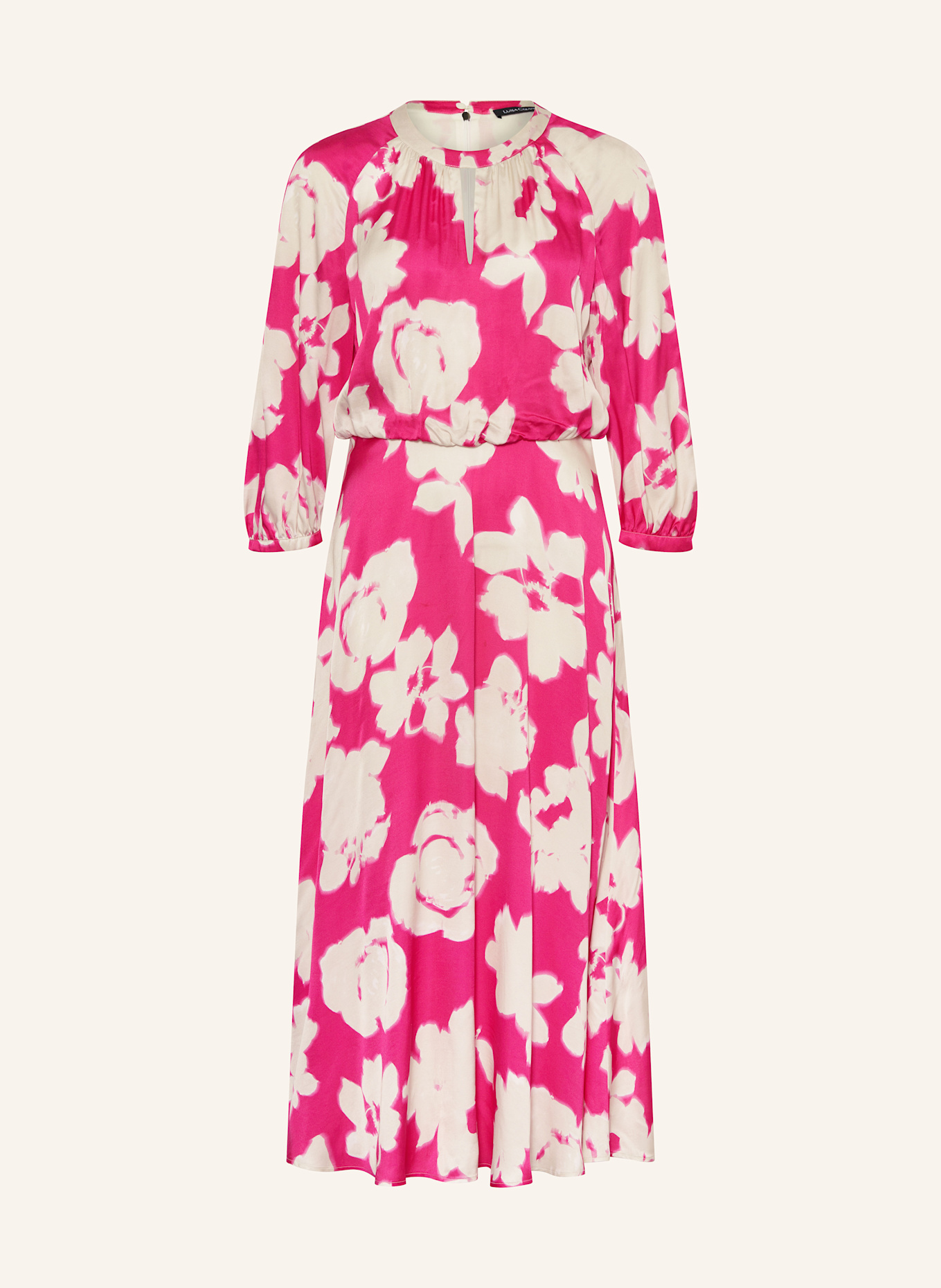 Атласное платье с рукавами 3/4 Luisa Cerano, мультиколор 
Атласное платье с рукавами 3/4 Luisa Cerano, мультиколор