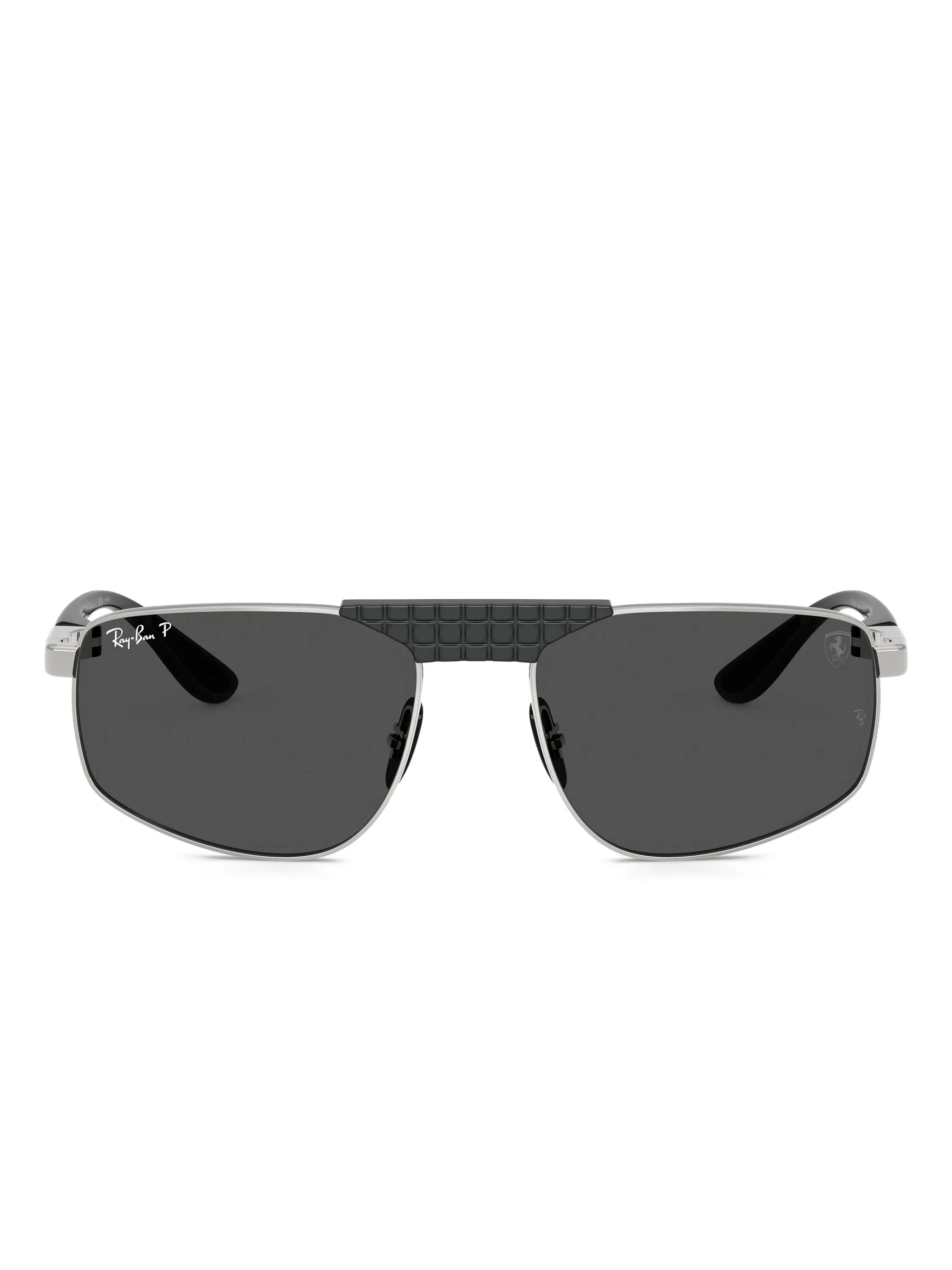 Солнцезащитные очки в геометричной оправе Ray-Ban, серебристый
Солнцезащитные очки в геометричной оправе Ray-Ban, серебристый