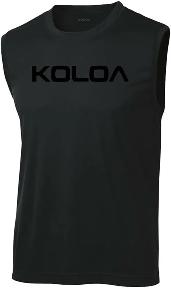 Koloa Original Logo Moisture Wicking Sleeveless Muscle T-Shirts - XS-4XL Joe's USA
Koloa Original Logo Moisture Wicking Sleeveless Muscle T-Shirts - XS-4XL Joe's USA