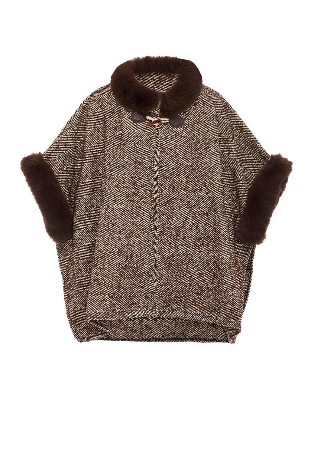 FRAULLY Кейп в цвете Brown, Mottled Brown
FRAULLY Кейп в цвете Brown, Mottled Brown