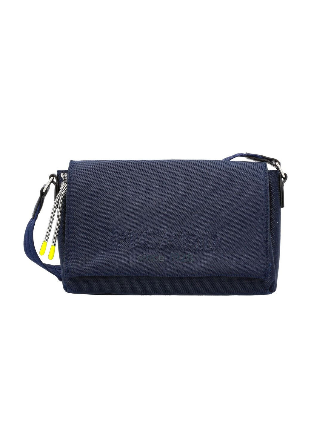 Сумка через плечо, магнитная кнопка, переднее отделение, женская PICARD, темно-синий