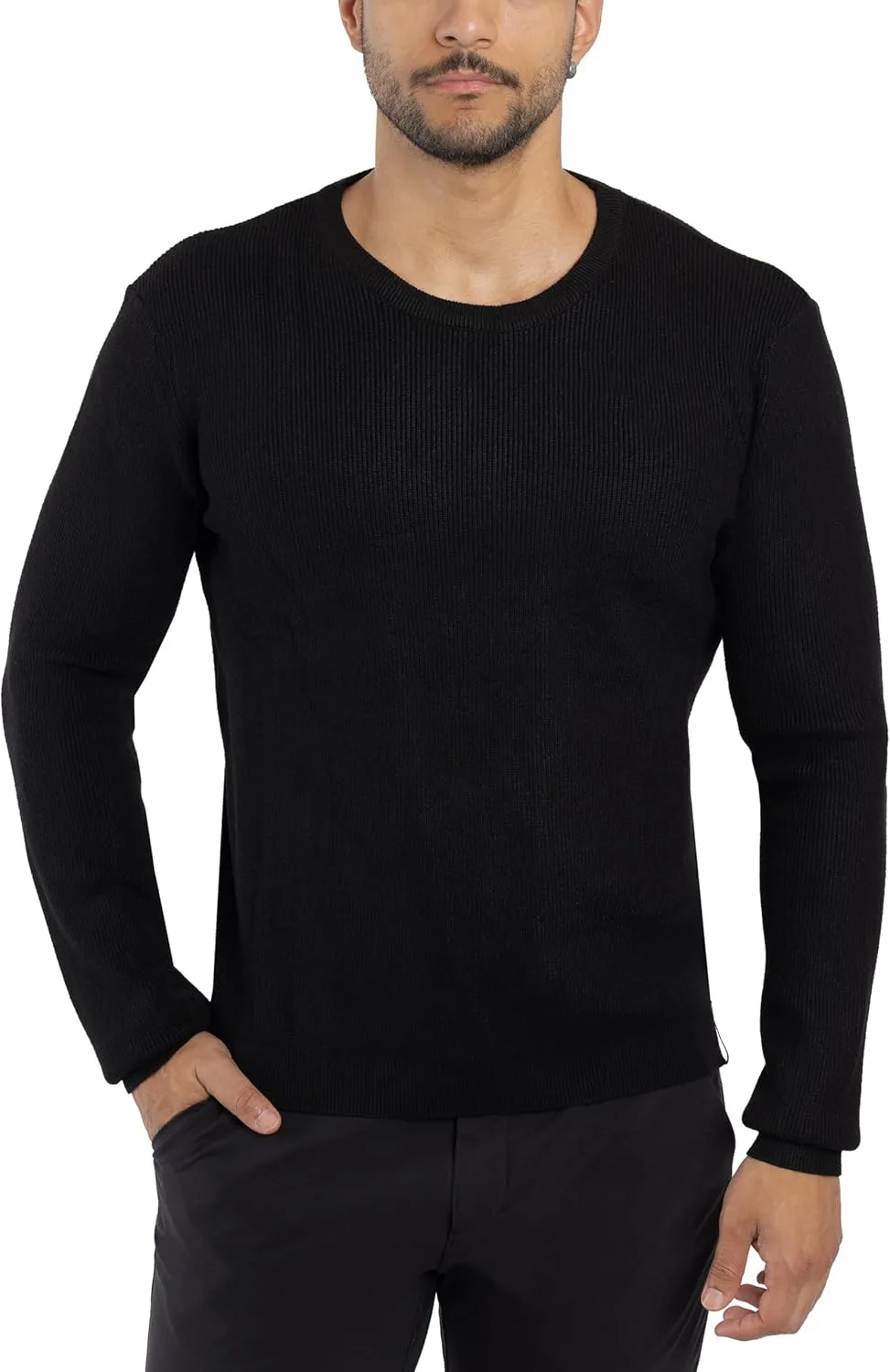 Мужской свитер с ребристым воротником-гольф, удобный и уютный для осени SPRING + MERCER
Мужской свитер с ребристым воротником-гольф, удобный и уютный для осени SPRING + MERCER