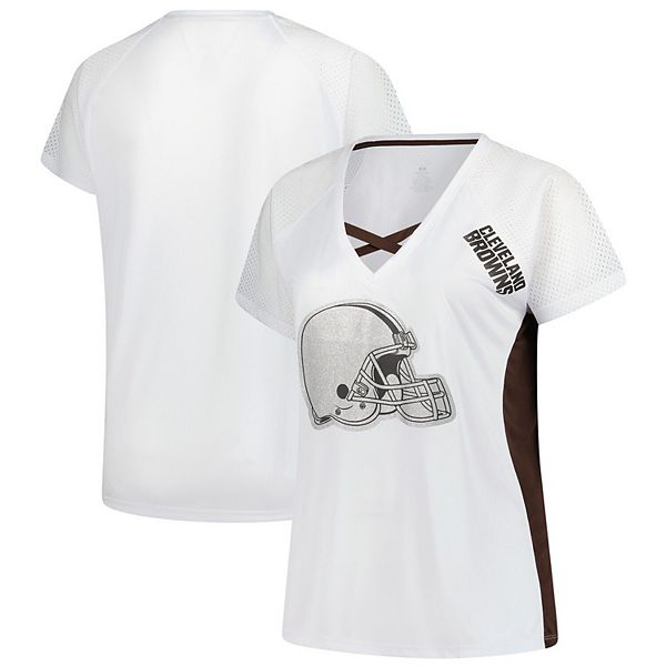 Женская белая футболка Cleveland Browns plus size с блестками и V-образным вырезом Fanatics, Белый, Женская белая футболка Cleveland Browns plus size с блестками и V-образным вырезом Fanatics
Женская белая футболка Cleveland Browns plus size с блестками и V-образным вырезом Fanatics, Белый, Женская белая футболка Cleveland Browns plus size с блестками и V-образным вырезом Fanatics