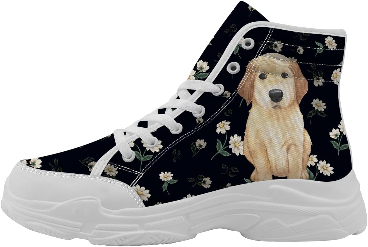 Кроссовки с отпечатком собаки для женщин и мужчин, высокие холщовые, подарки для нее и для него Quorax, черный
Кроссовки с отпечатком собаки для женщин и мужчин, высокие холщовые, подарки для нее и для него Quorax, черный