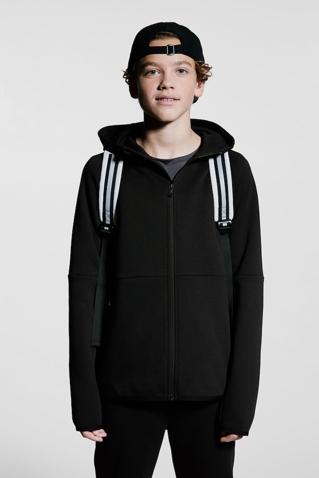 Спортивная куртка с драймоуправлением H&M, черный
Спортивная куртка с драймоуправлением H&M, черный