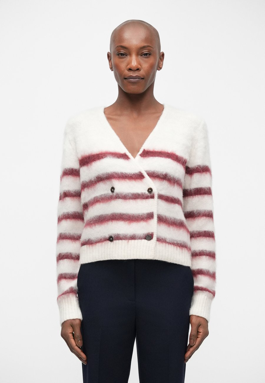 Кардиган DESIGNERS REMIX VERONA, Off White/Bordeaux/Off-White
Кардиган DESIGNERS REMIX VERONA, Off White/Bordeaux/Off-White