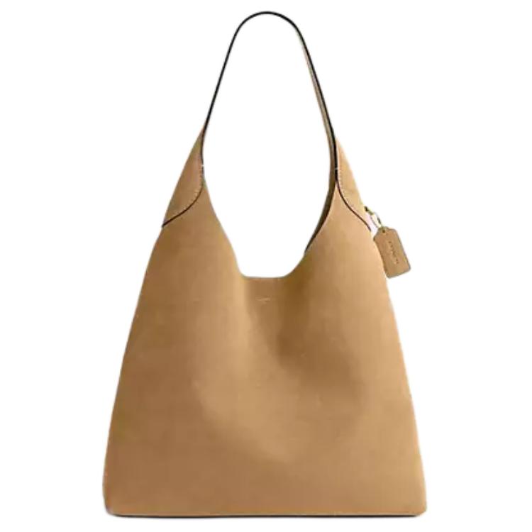 COACH Бруклин большая женская сумка из замши песочного цвета
COACH Бруклин большая женская сумка из замши песочного цвета