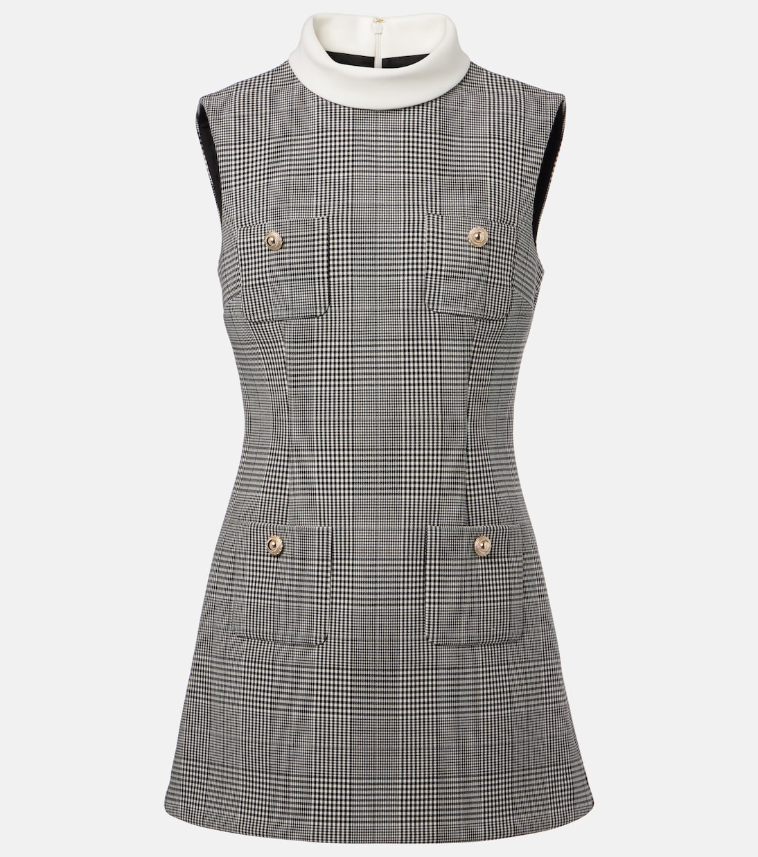 Мини-платье в клетку принц Уэльский Self-Portrait, Black and White
Мини-платье в клетку принц Уэльский Self-Portrait, Black and White