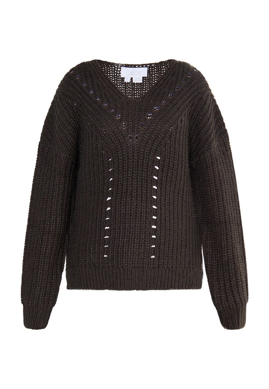 Свитер usha WHITE LABEL Teylon, темно-коричневый 
Свитер usha WHITE LABEL Teylon, темно-коричневый