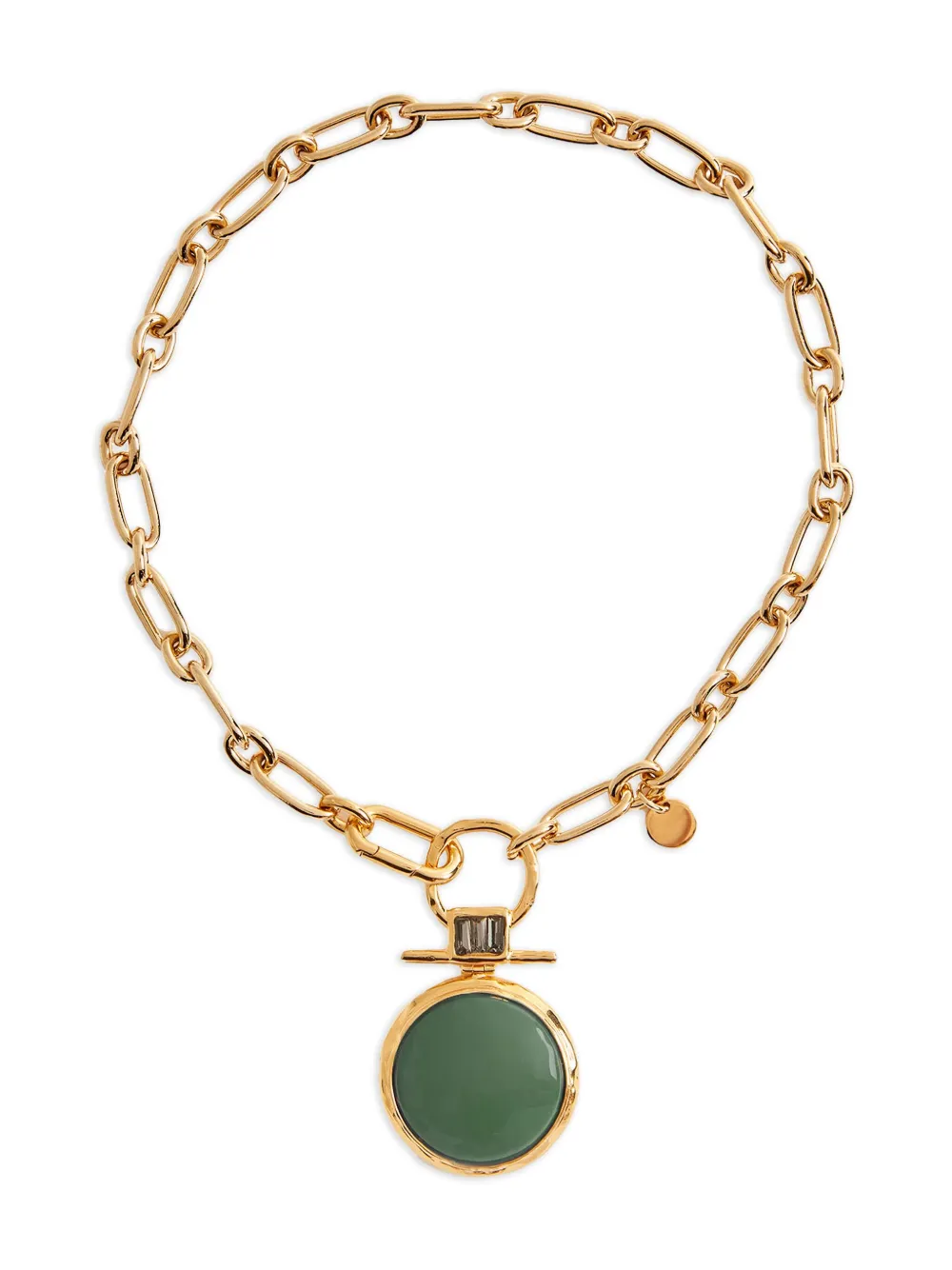 Цепочка с круглым кулоном La DoubleJ, зеленый
Цепочка с круглым кулоном La DoubleJ, зеленый