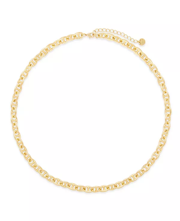 Ожерелье из якорной цепи Тесс Brook & York, gold-plated
Ожерелье из якорной цепи Тесс Brook & York, gold-plated