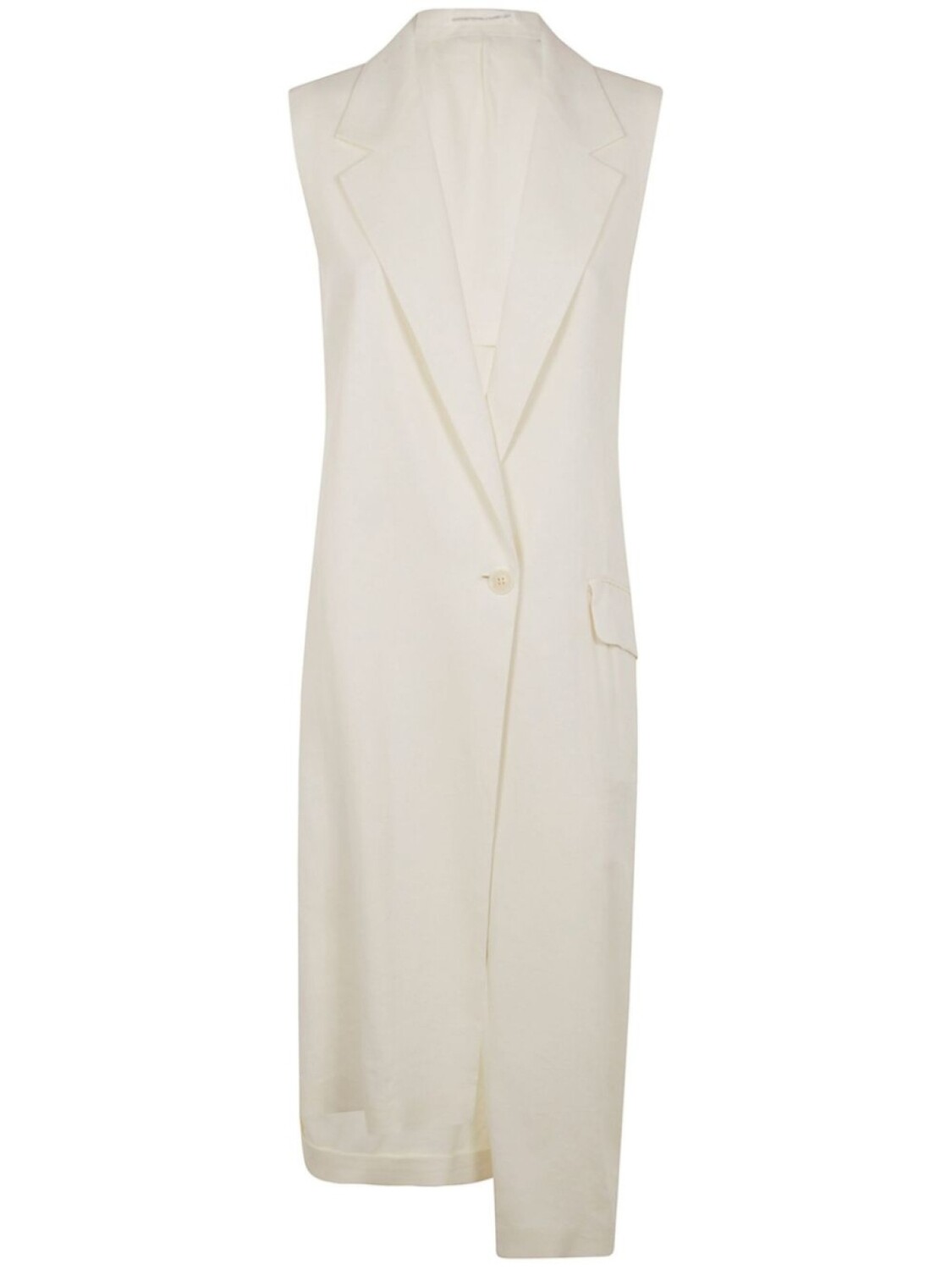 Однобортный жилет Y's, нейтральный цвет
Однобортный жилет Y's, нейтральный цвет