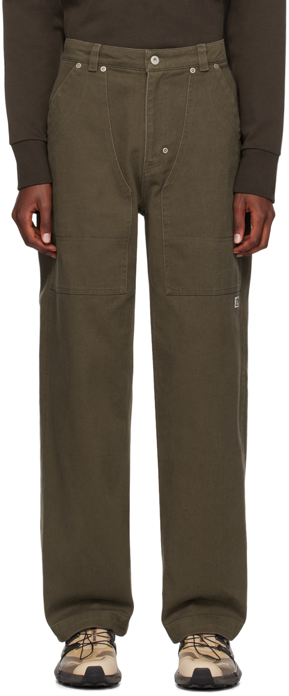 Коричневые брюки в стиле пэчворк Kijun
Коричневые брюки в стиле пэчворк Kijun