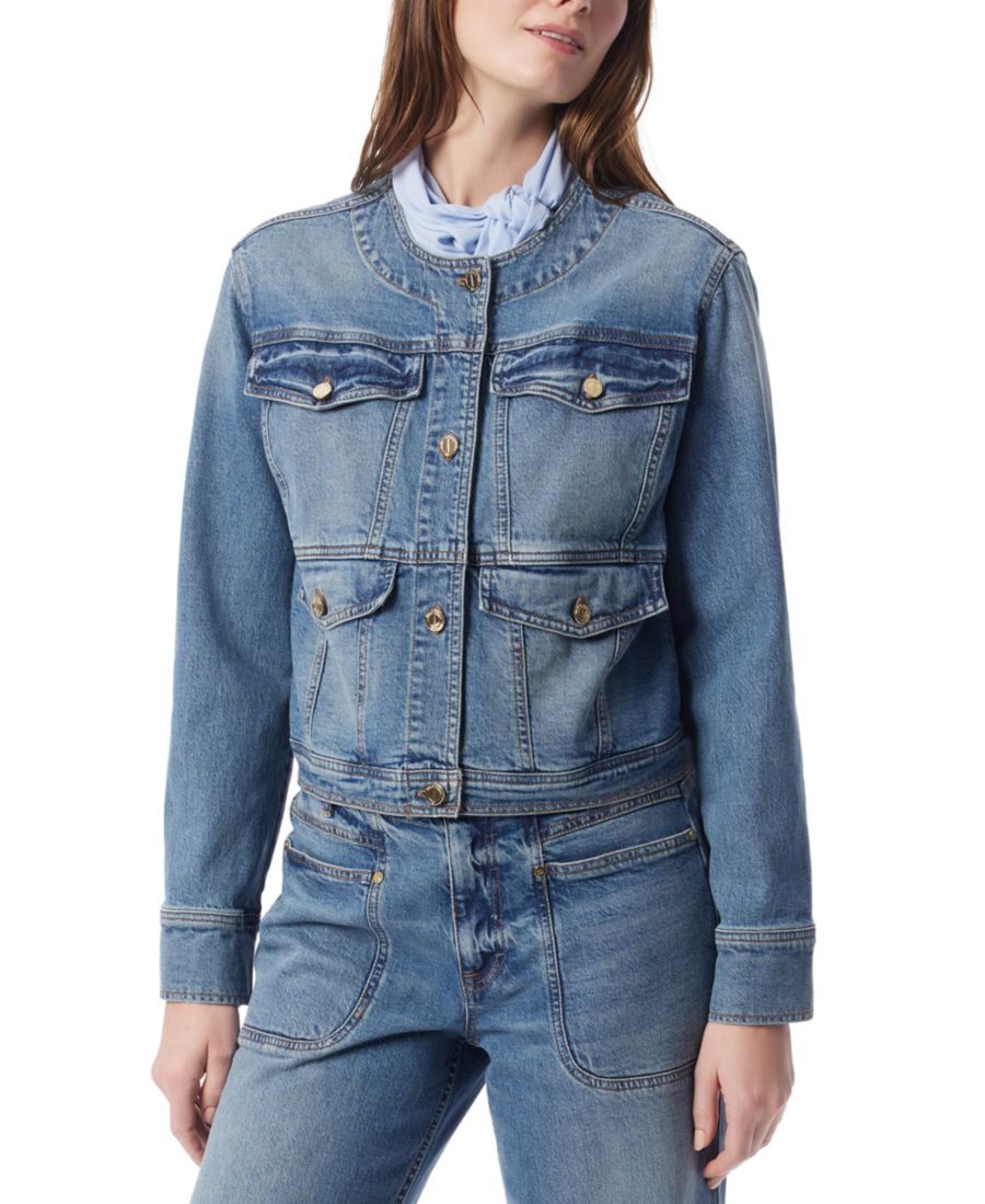 Джинсовая куртка без воротника DO by Amy для женщин DEE OCLEPPO, Blue Beam
Джинсовая куртка без воротника DO by Amy для женщин DEE OCLEPPO, Blue Beam