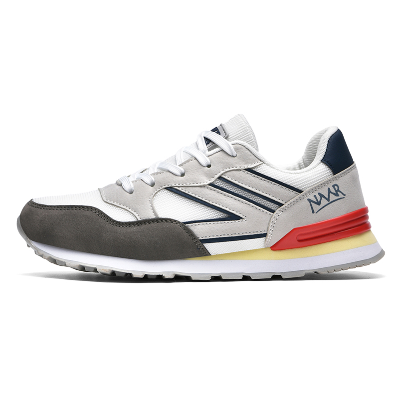 Мужские повседневные туфли с низкой подошвой, амортизирующие, нескользящие, износостойкие, дышащие NMR, White Gray Red
Мужские повседневные туфли с низкой подошвой, амортизирующие, нескользящие, износостойкие, дышащие NMR, White Gray Red