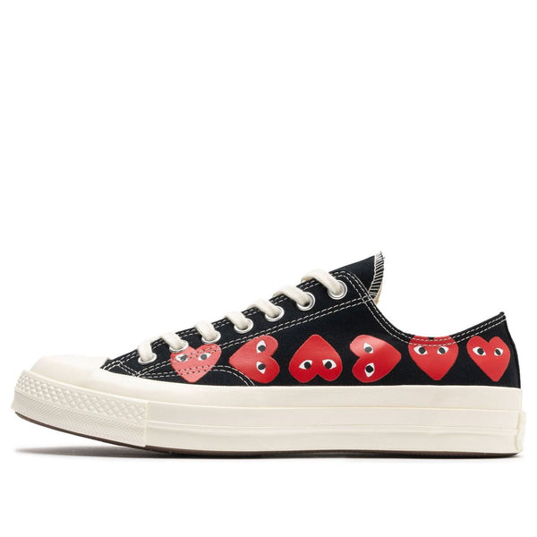 Кроссовки x comme des garcons play chuck 70 low 'multi heart - black' Converse, черный
Кроссовки x comme des garcons play chuck 70 low 'multi heart - black' Converse, черный